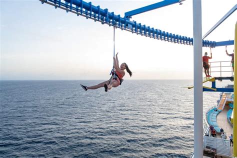 Carnival magic zip line ropes course